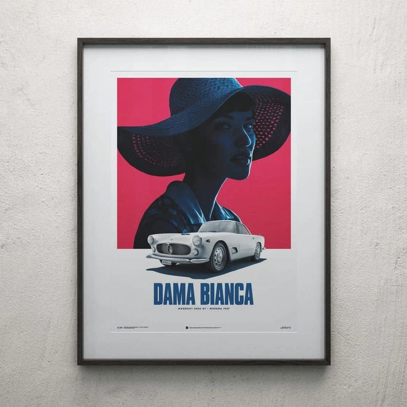 Design Poster 3500 GT - Dama Bianca