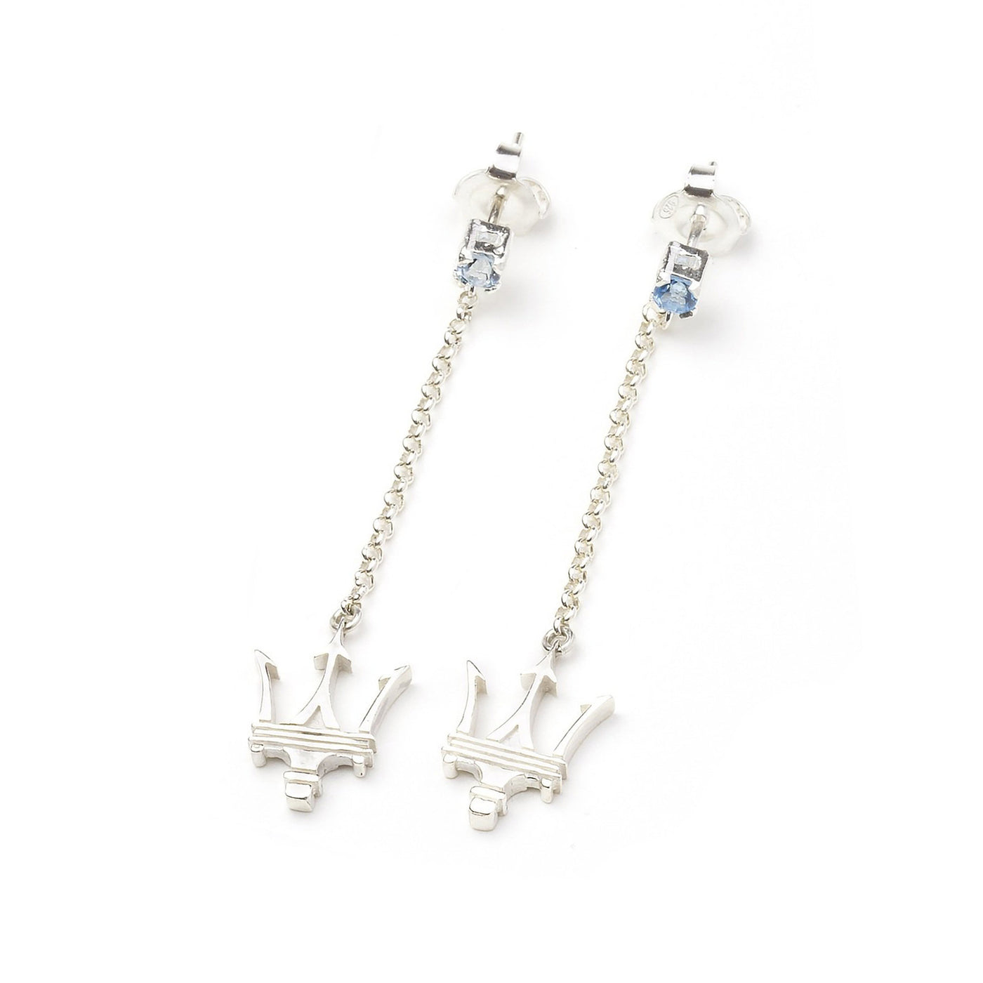 Orecchini Donna Con Simbolo Ucraino Tridente, In Acciaio Inox, Colore Oro, Gioielli Con Stemma Ucraino, Regalo Ispirato, Confezione In Velluto - 2