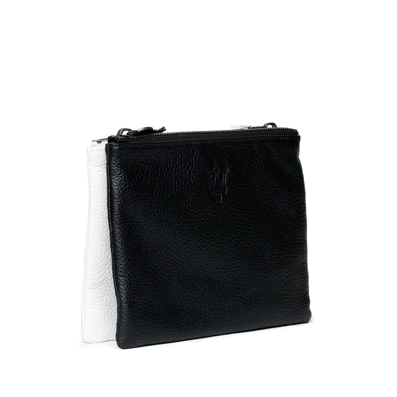 White And Black Double Pouch