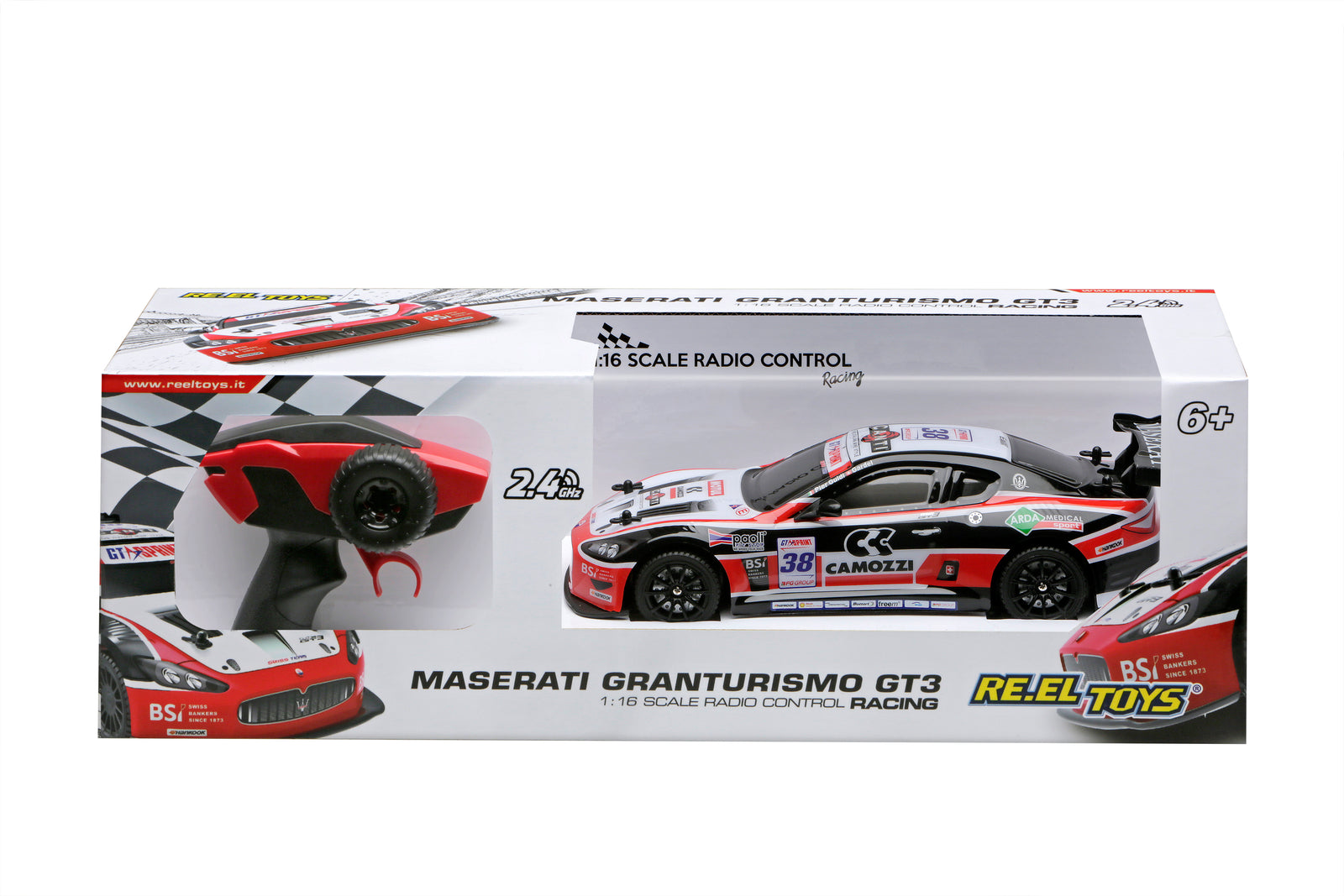 1 16 GranTurismo GT3 Radio Controlled red MaseratiStore