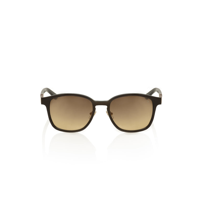 Sunglasses for Man Horn/Wood frame carbon shaded brown lens (ms50001)