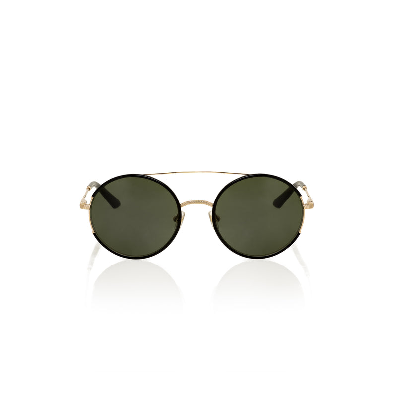 Sunglasses for Man Titanium frame green lens (ms50303)