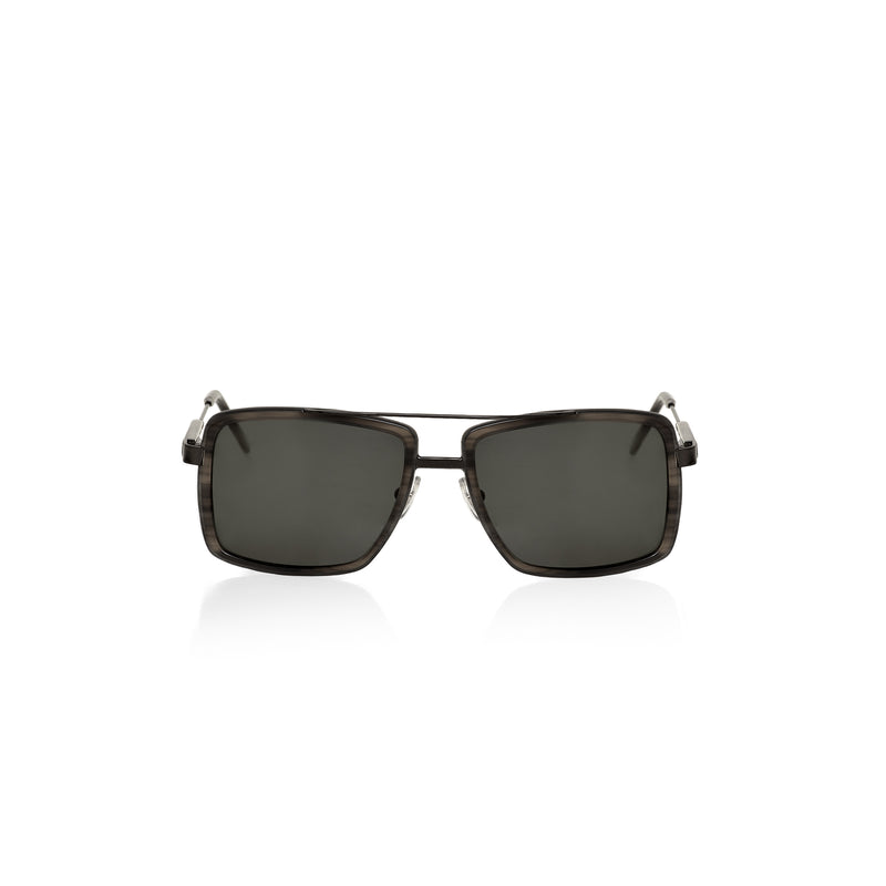 Sunglasses for Man Steel frame green lens (ms50402)