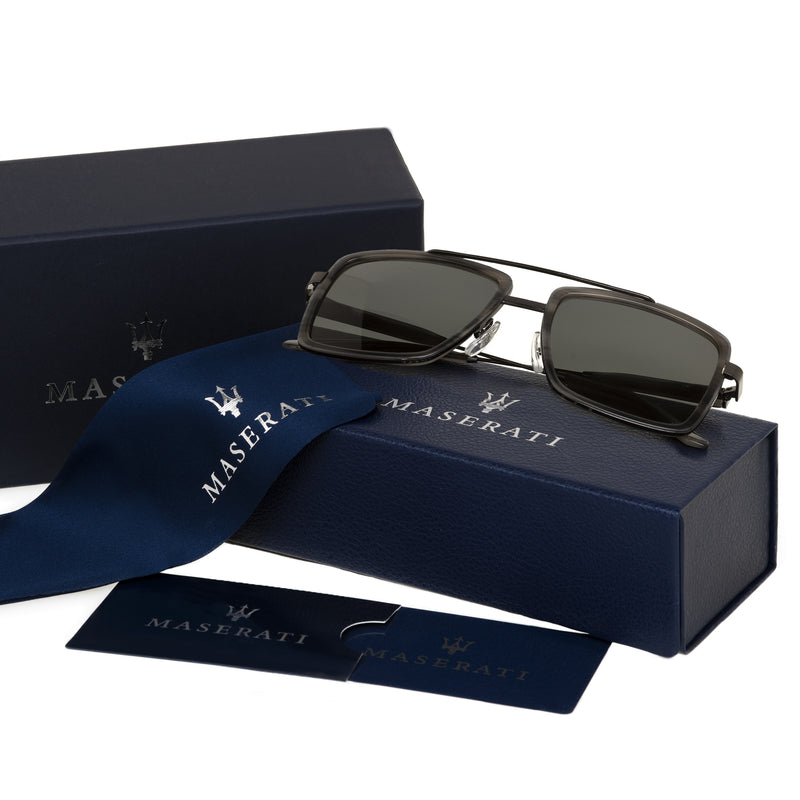 Sunglasses for Man Steel frame green lens (ms50402)