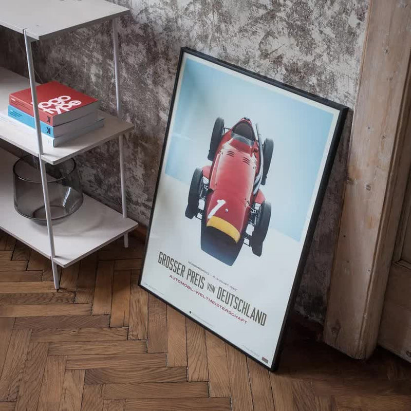 Design Poster 250 F Fangio Grand Prix d’Allemagne