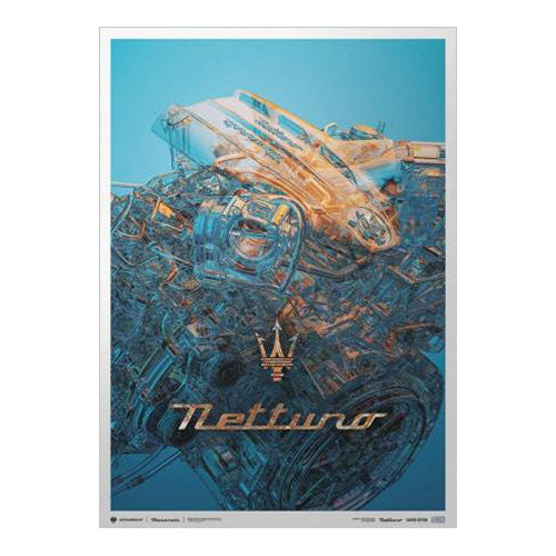 Poster Motore Nettuno MC20 - Live Audacious - Edizione Limitata