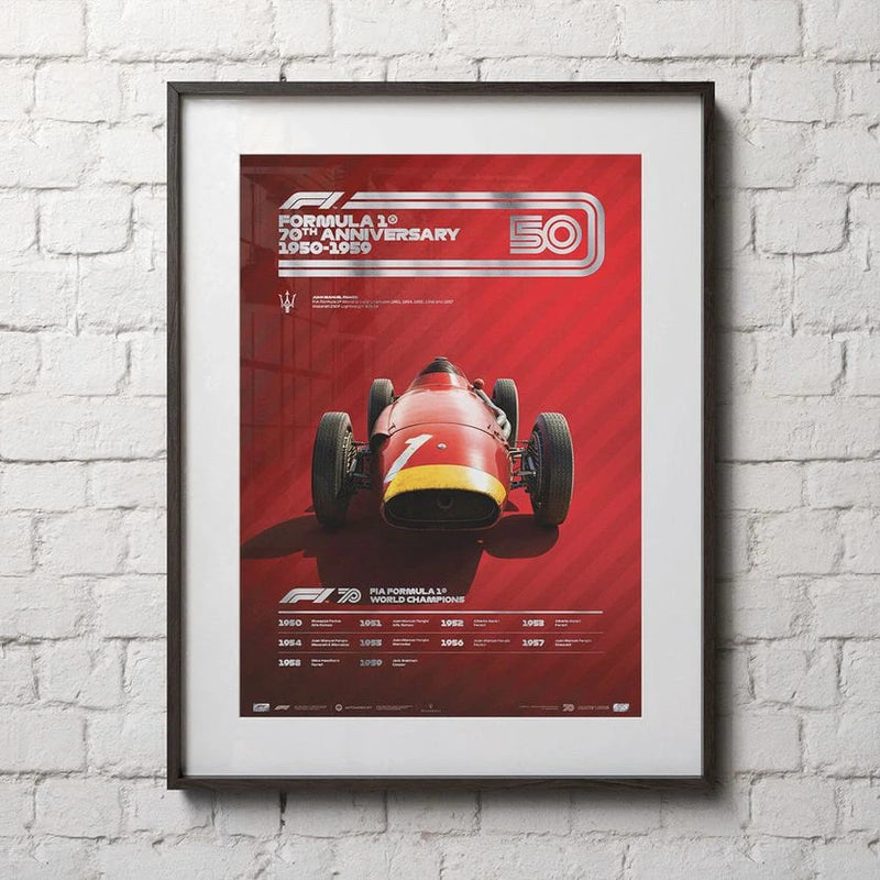 Poster 50s F1 Collector's Edition