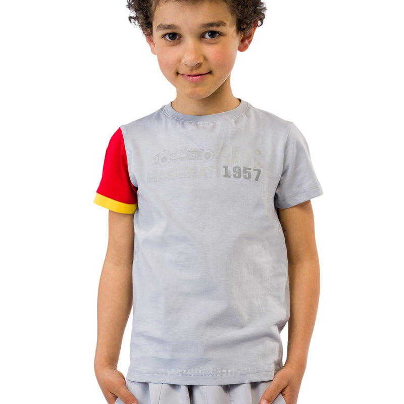 250FT-Shirt für Kinder in Grau – MaseratiStore