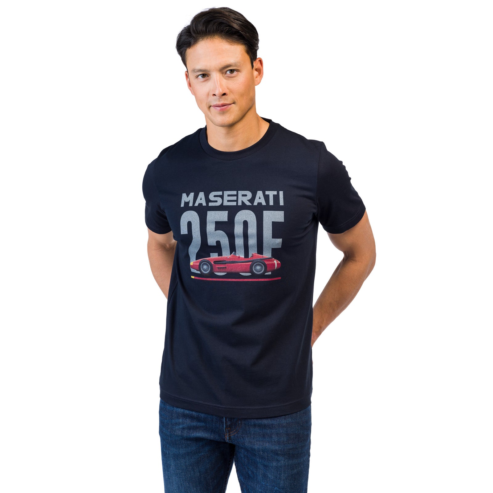Men's Blue 250F T-Shirt – MaseratiStore