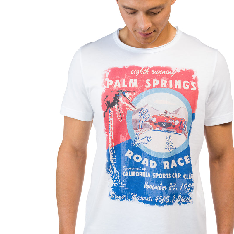 Men's White 450S Palm Springs T-Shirt – MaseratiStore