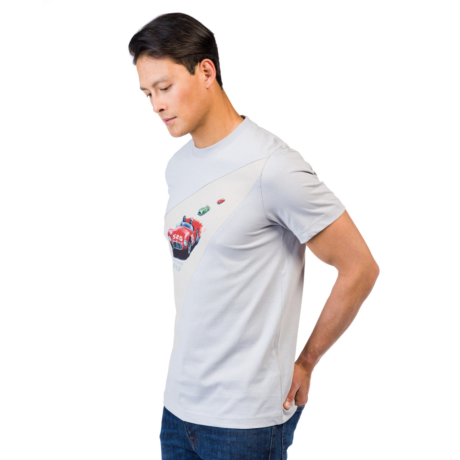 Men's Grey A6GCS Mille Miglia T-Shirt – MaseratiStore