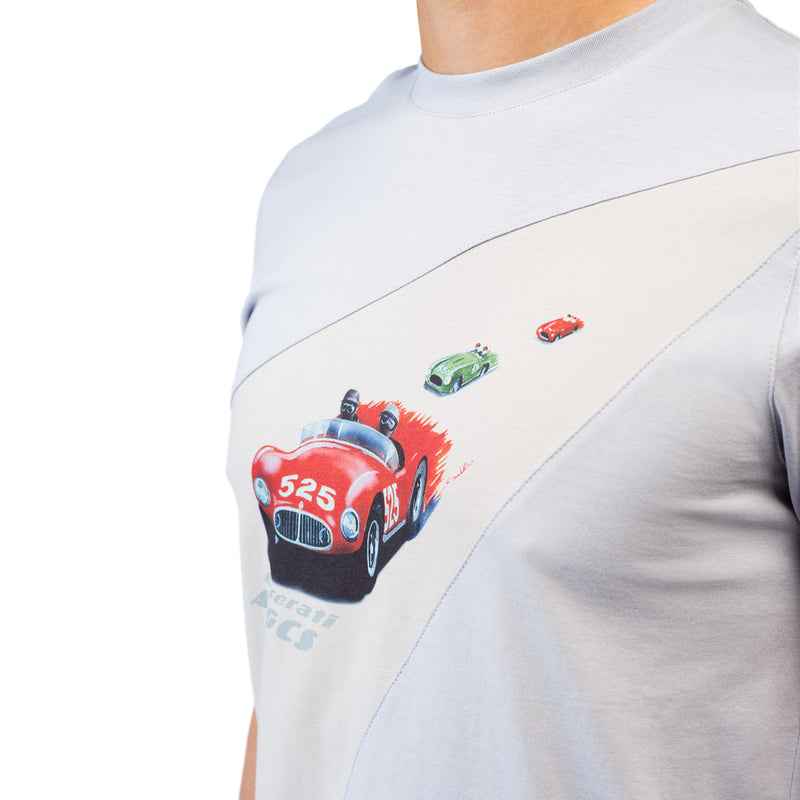 T-Shirt A6GCS Mille Miglia grigia Uomo 