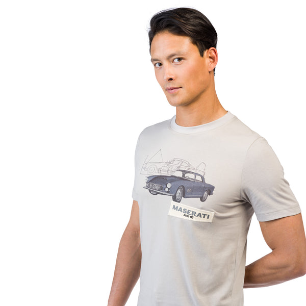 3500 GT T-Shirt für Herren in Grau 