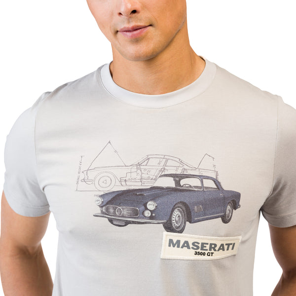 3500 GT T-Shirt für Herren in Grau 