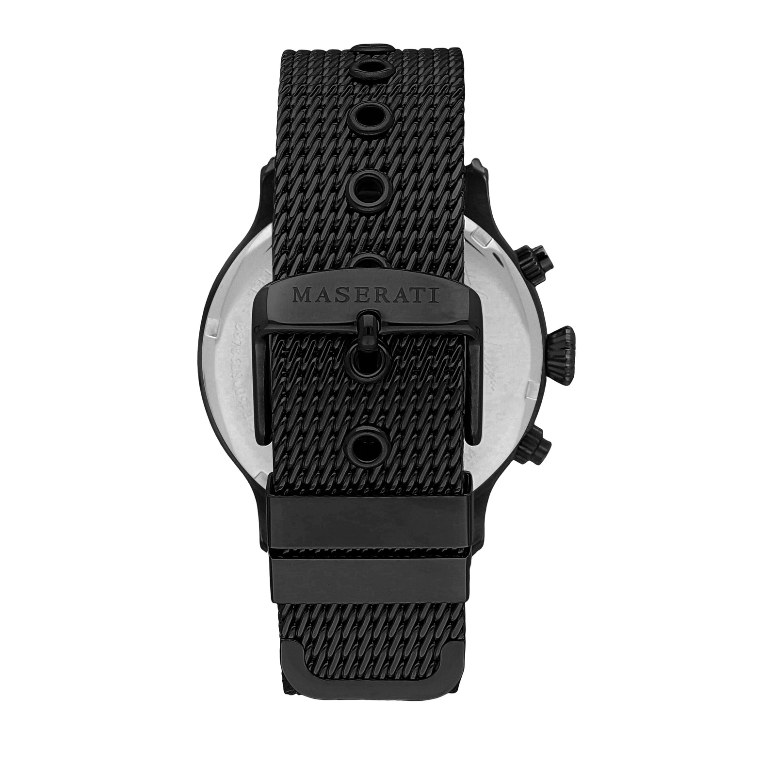 Maserati Epoca Uomo: Orologio Cronografo Acciaio PVD Nero E Quadrante Blu