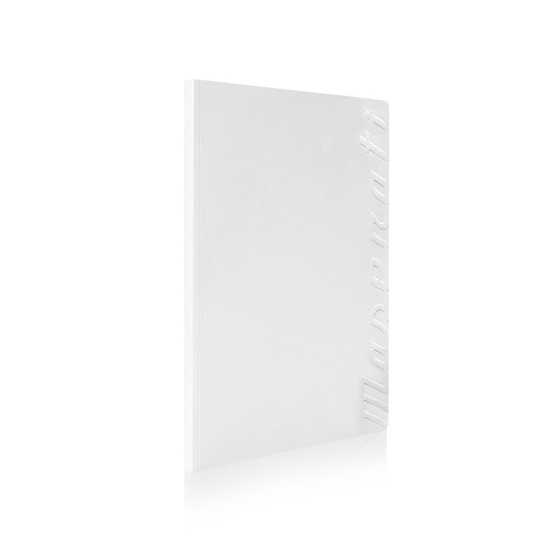 Maserati Script White Notebook