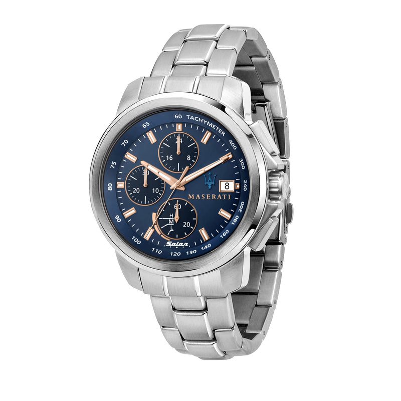 Successo Chrono Solar Edition Watch - Blue Dial (R8873645004)