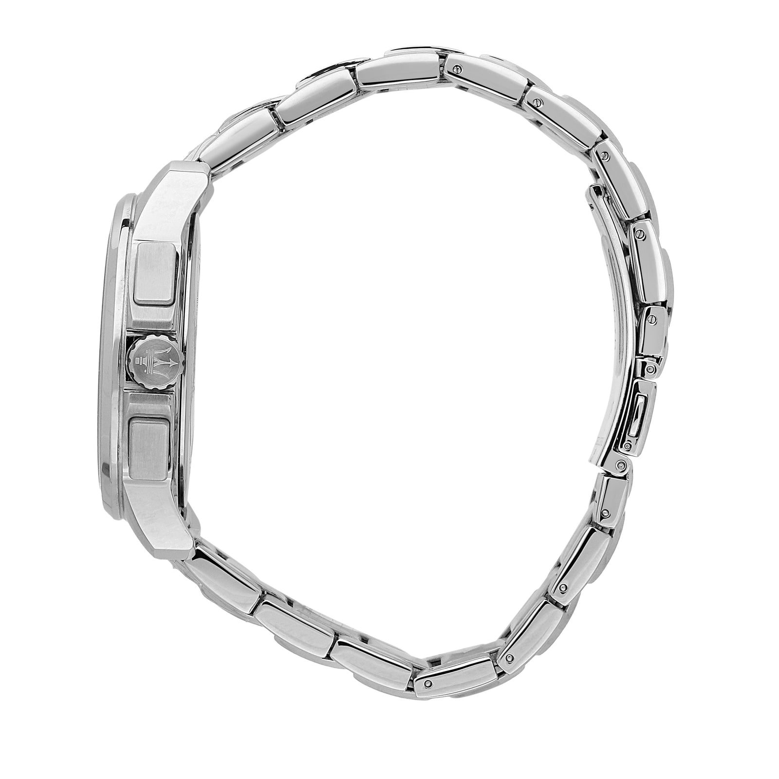 Maserati Orologio Uomo SUCCESSO Solar R8873645004: Quarzo Solare, Cronografo, Acciaio 44mm, Quadrante Blu