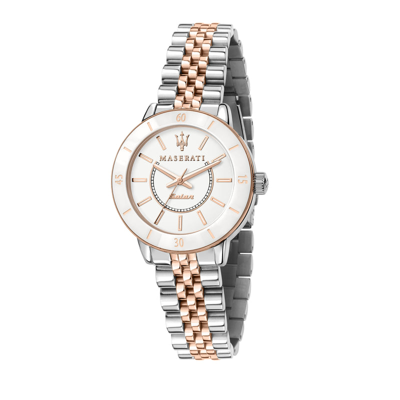 Successo Lady 3H Solar Edition Watch - White Dial (R8853145504)