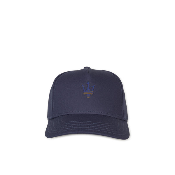 Blaue Mütze mit dem Maserati-Dreizack, unisex