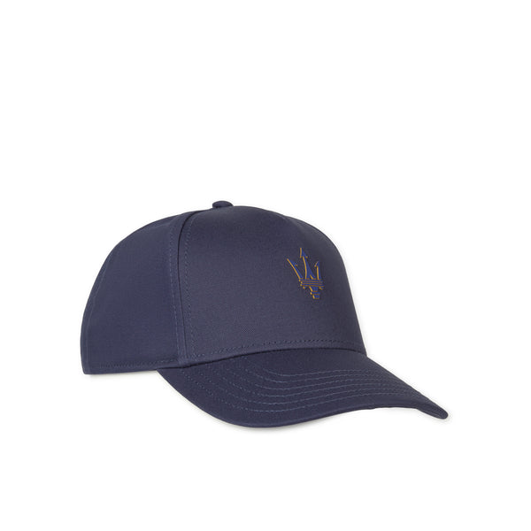 Blaue Mütze mit dem Maserati-Dreizack, unisex