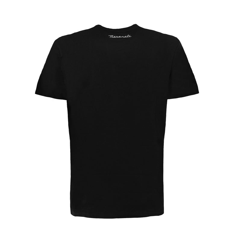 Camiseta negra unisex Nettuno