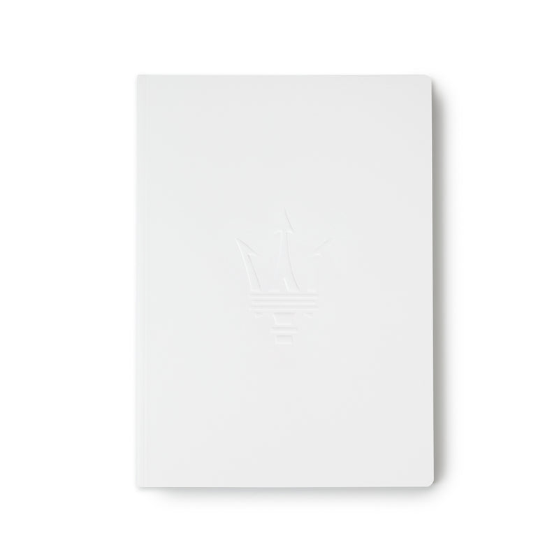 White Maserati Trident A4 Notebook