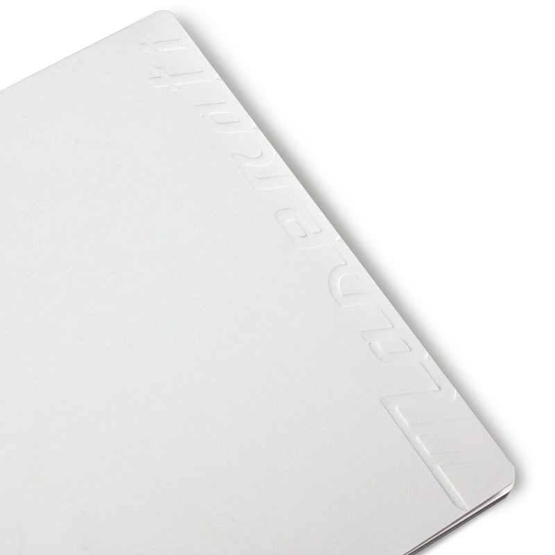 White Maserati Script A4 Notebook