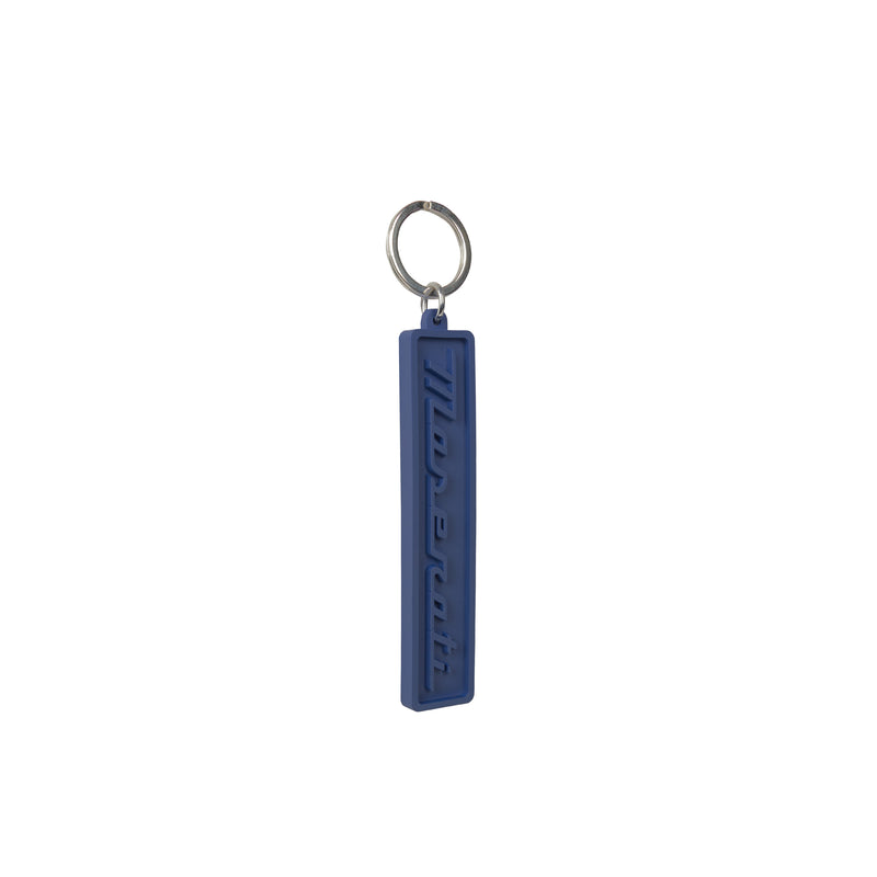 Blue Keychain with Maserati Script