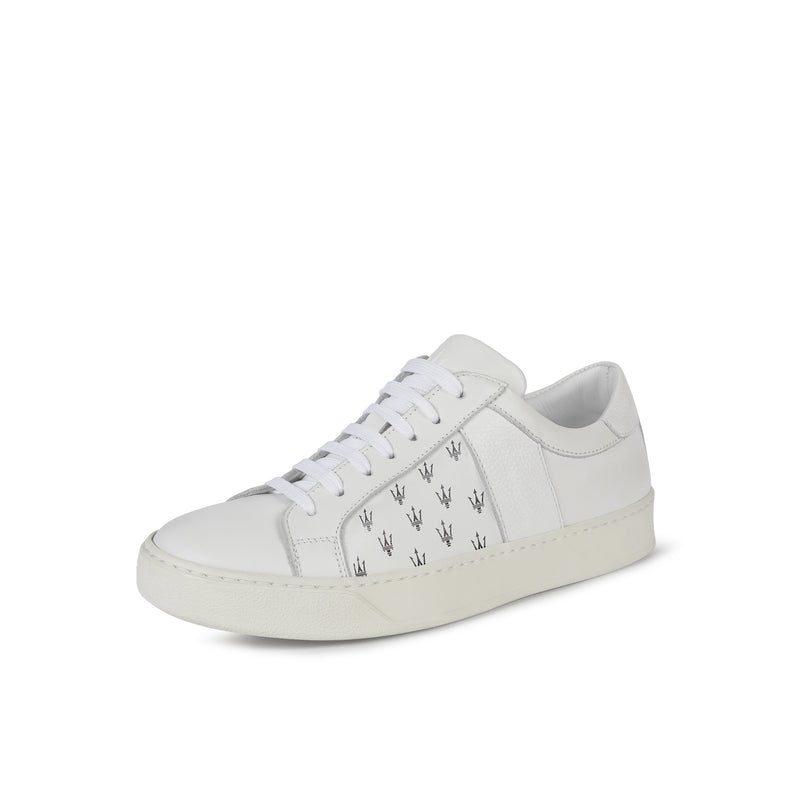LOUIS VUITTON LUXEMBOURG LINE SNEAKERS MENS WHITE GRAY MONOGRAM