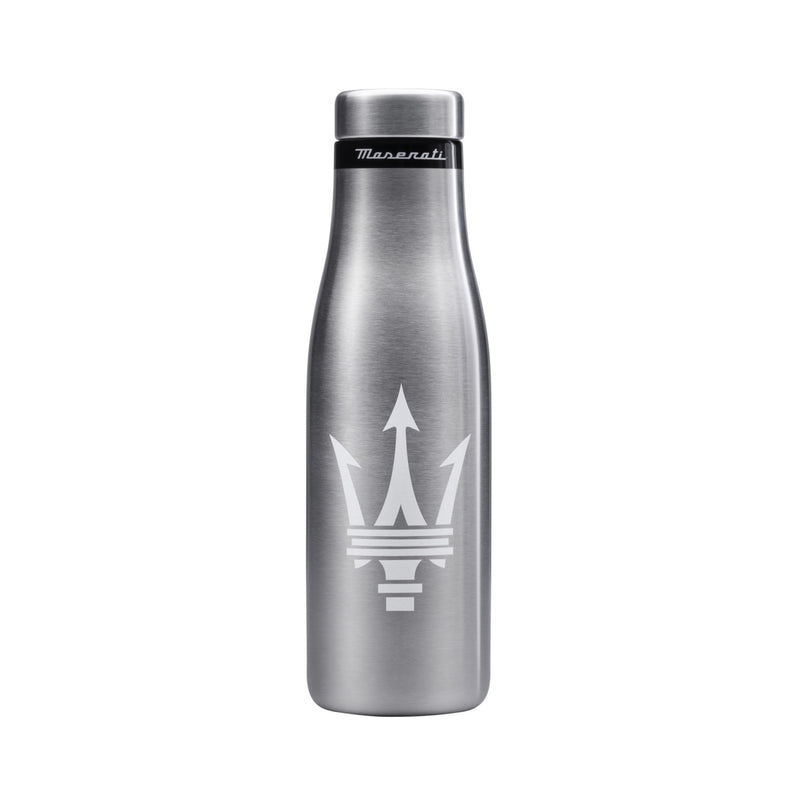 Maxi Trident Water Bottle - Silver