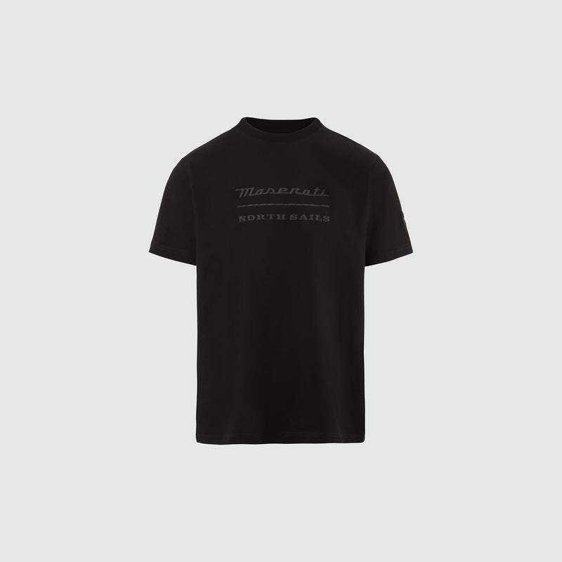 T-shirt noir en jersey organique