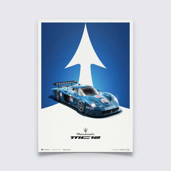 Design-Poster MC12 Frontansicht - Lim. Edition