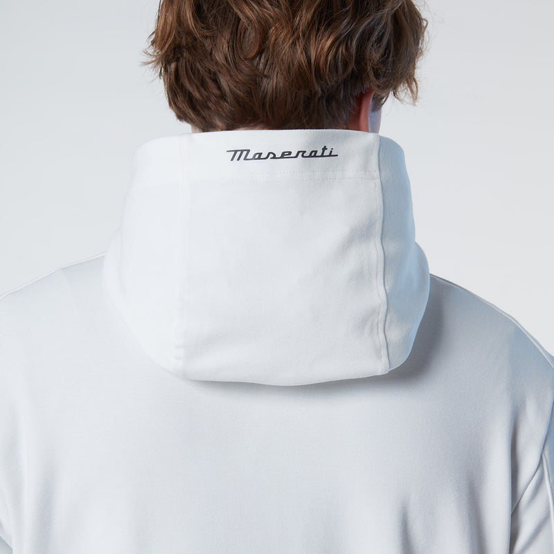 White Full-Zip Hoodie