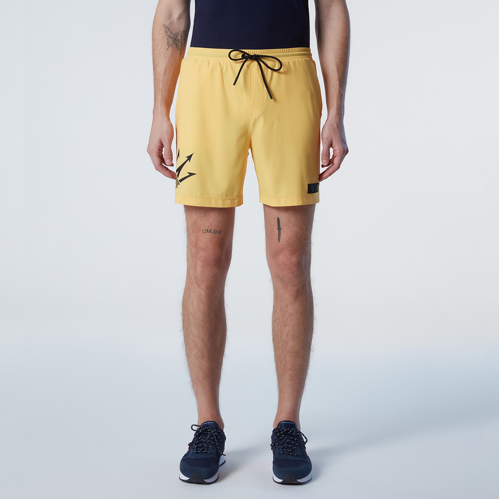 Yellow Recycled Fabric Beach Shorts – MaseratiStore