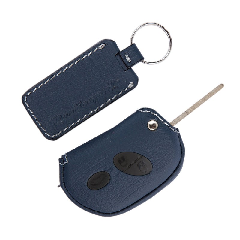 Leather Key Cover and Key Ring Set Quattroporte