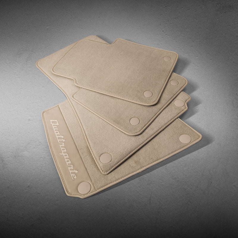 Branded Floor Mats - Right Hand Drive Dual zone - Sand (up to assembly n. 4024120) - Quattroporte