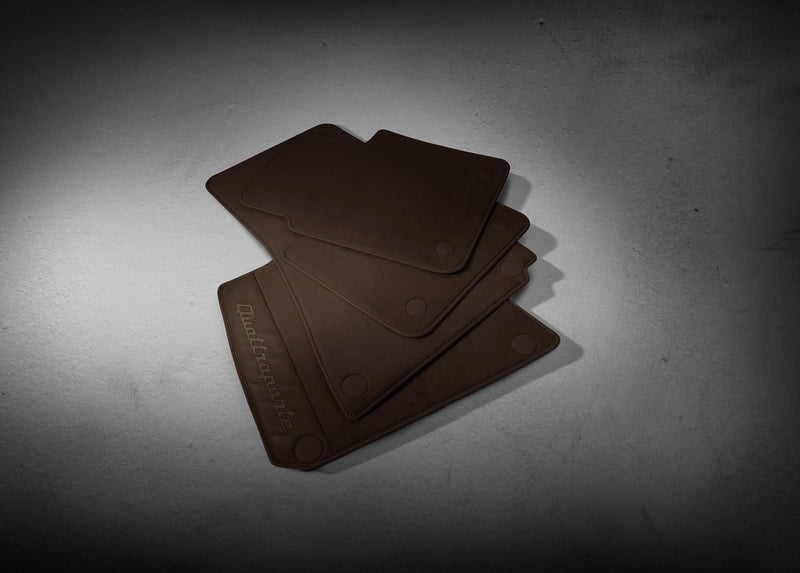 Branded Floor Mats - Left Hand Drive Dual zone - Brown (up to assembly n. 4024120) - Quattroporte