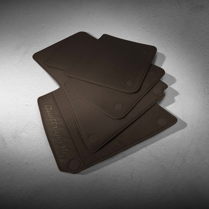 Branded Floor Mats - Left Hand Drive Dual zone - Brown (up to assembly n. 4024120) - Quattroporte