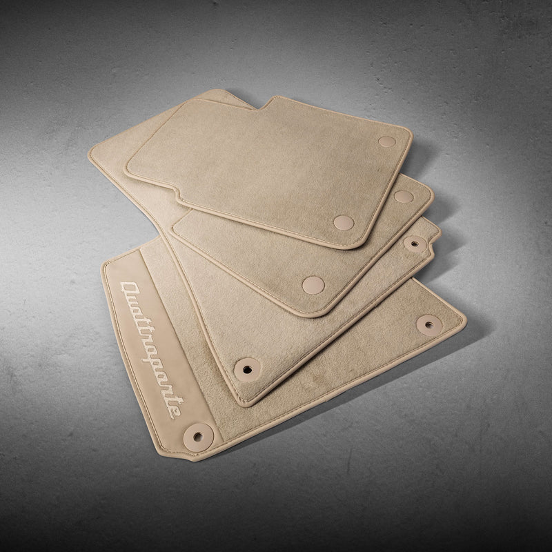 Branded Floor Mats - Right Hand Drive Dual zone - Sand (from assembly n. 4024120) - Quattroporte