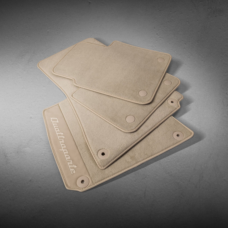 Branded Floor Mats - Right Hand Drive Four-zone - Sand (from assembly n. 4024120) - Quattroporte